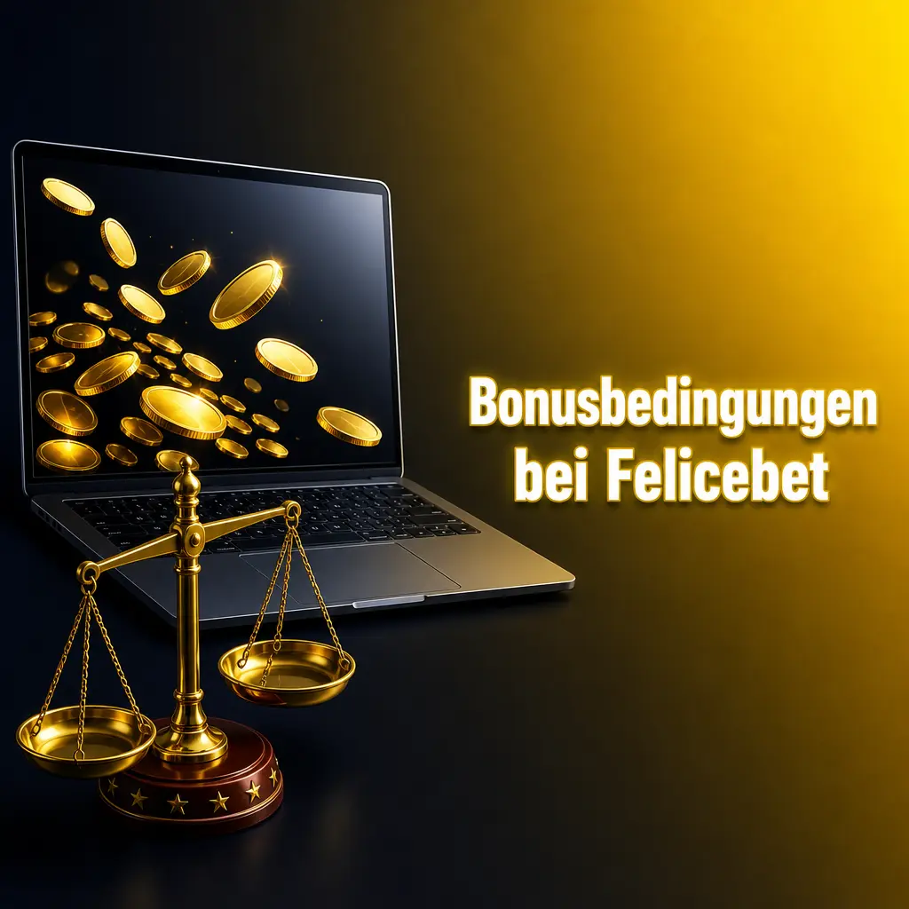 Übersicht der Bonusbedingungen bei Felicebet: Willkommensbonus für Sport und Casino, Teilnahmeregeln und Umsatzbedingungen in Deutschland.
