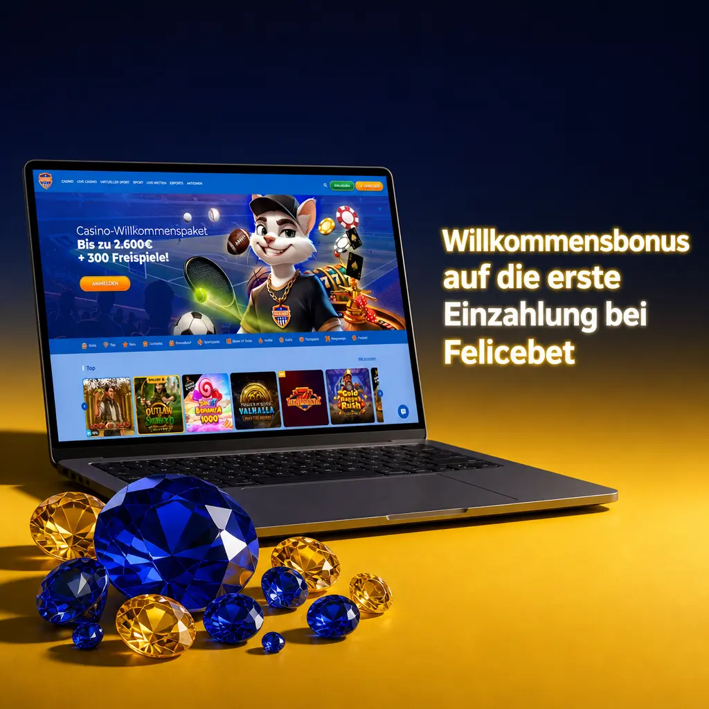Felicebet Willkommensbonus: 150% bis 250€ Sportwetten oder 200% bis 800€ plus 100 Freispiele im Casino